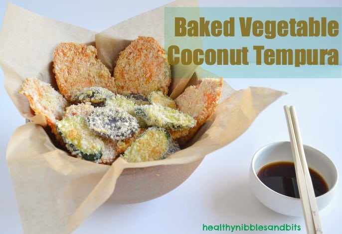 Vegetable Coconut Tempura | Healthy Nibbles & Bits