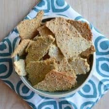 Herbed Multi-Seed Chickpea Crackers | Healthy Nibbles and Bits