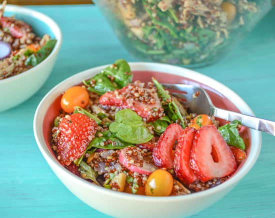 Chicken Quinoa Salad | Healthy Nibbles and Bits
