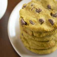 Green Tea Chocolate Chip Cookies