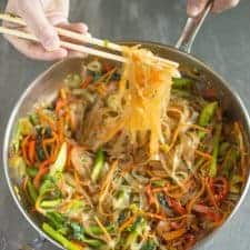Vegetable Stir Fry Mung Bean Noodles | webserie.futebolmilionario.com