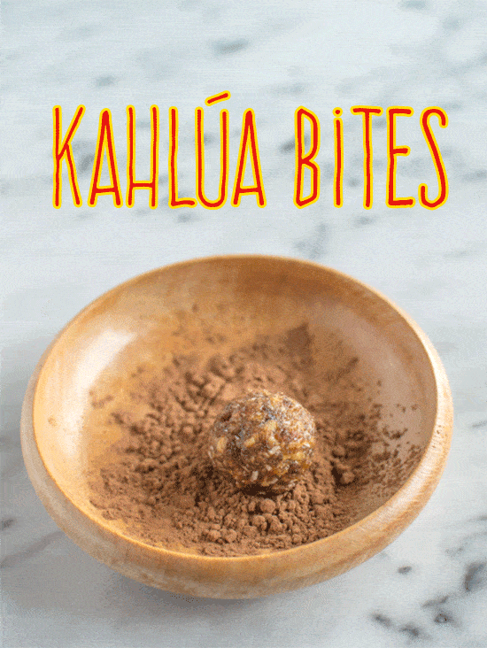 Delicious and addictive Kahlua Coconut Bites | webserie.futebolmilionario.com #vegan #glutenfree