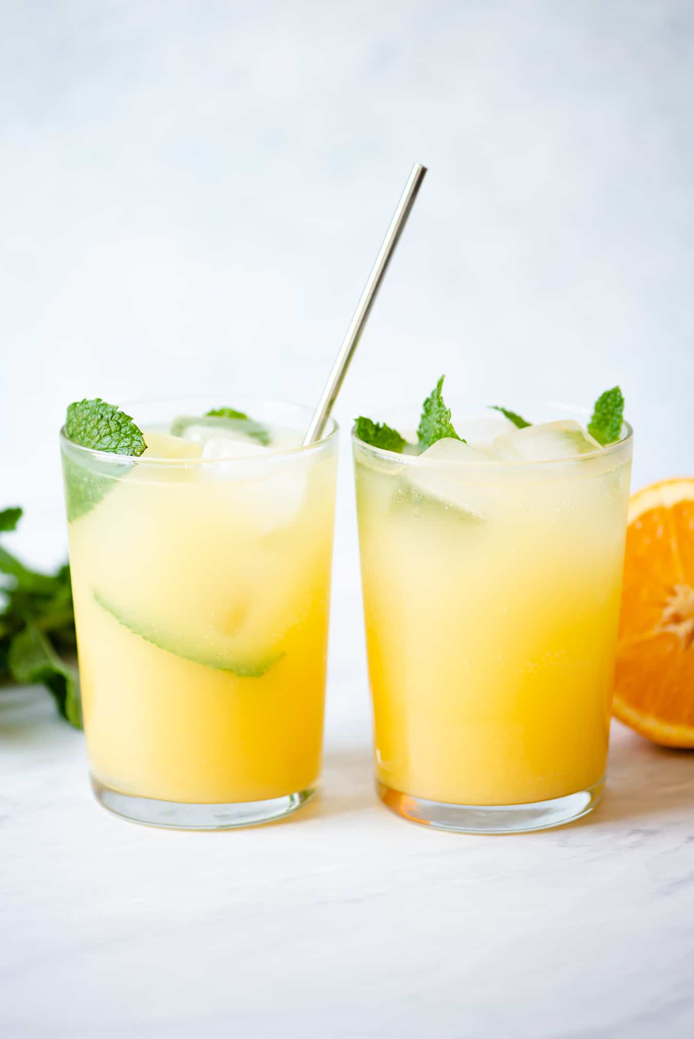 Orange and Coconut Water Refresher