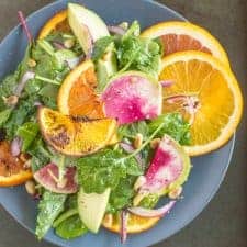 Roasted Orange Rainbow Salad with Asian Orange Vinaigrette | webserie.futebolmilionario.com