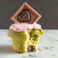 Green Tea Cupcakes and Raspberry Frosting | webserie.futebolmilionario.com