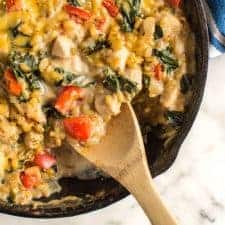 We've all had chicken and rice before, but have you every tried chicken and kamut...in a casserole? This is one protein-packed dish! | webserie.futebolmilionario.com