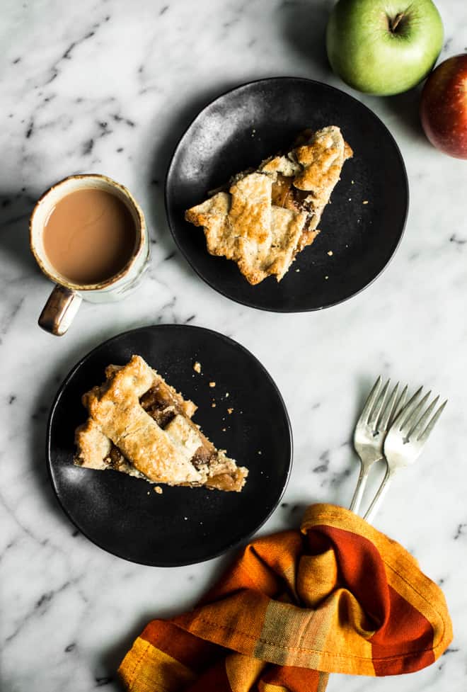 Gluten-Free Apple Pie with Coconut Sugar by Lisa Lin of Healthy Nibbles & Bits