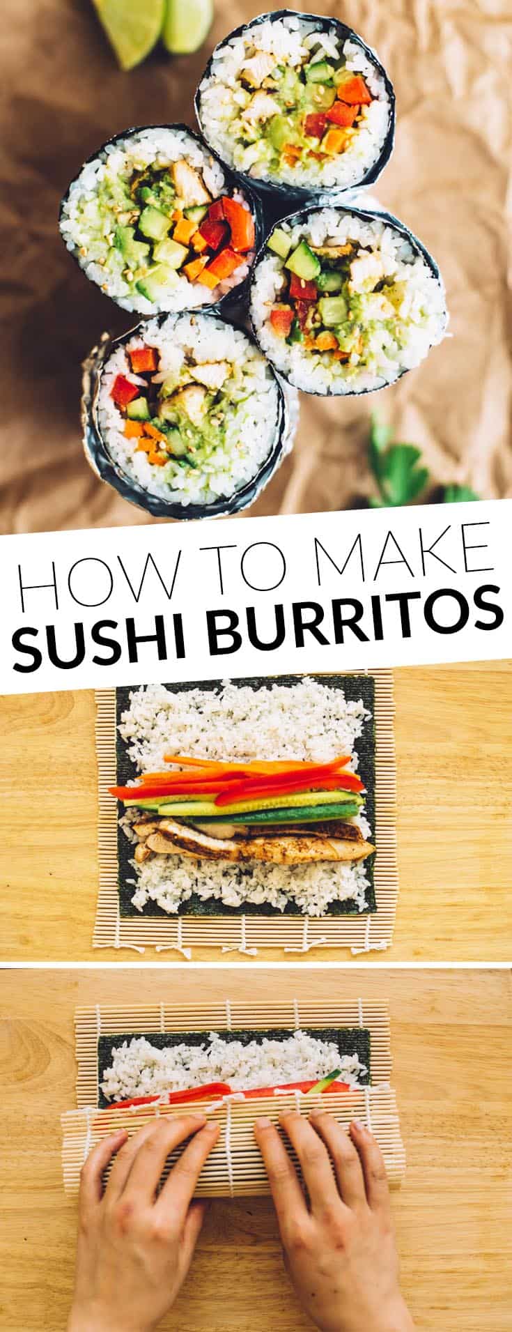 How to Make a Sushi Burrito - easy, healthy comfort food! @healthynibs