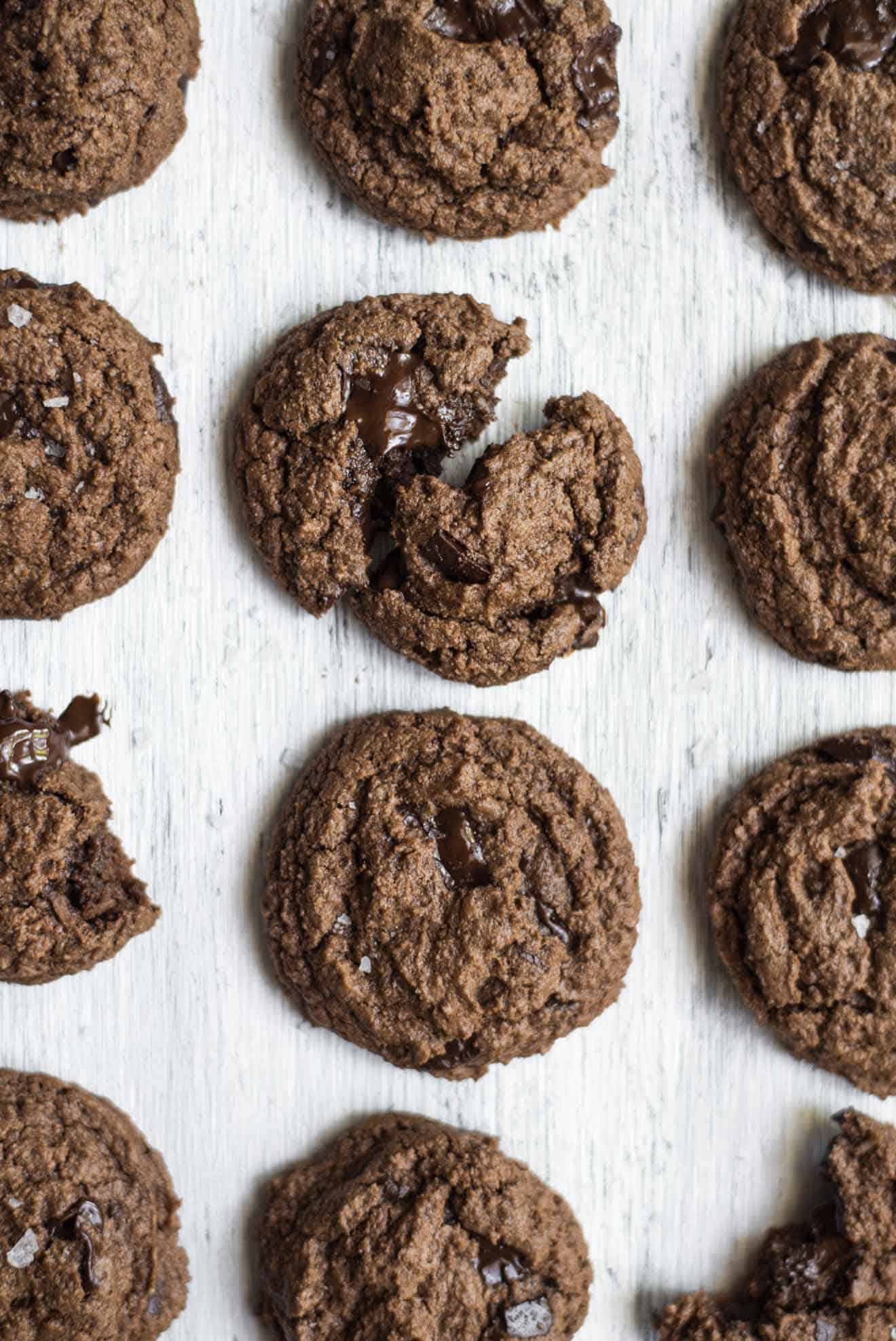 The Ultimate Double Chocolate Cookie Recipe - this is the best tasting gluten-free double chocolate cookie!