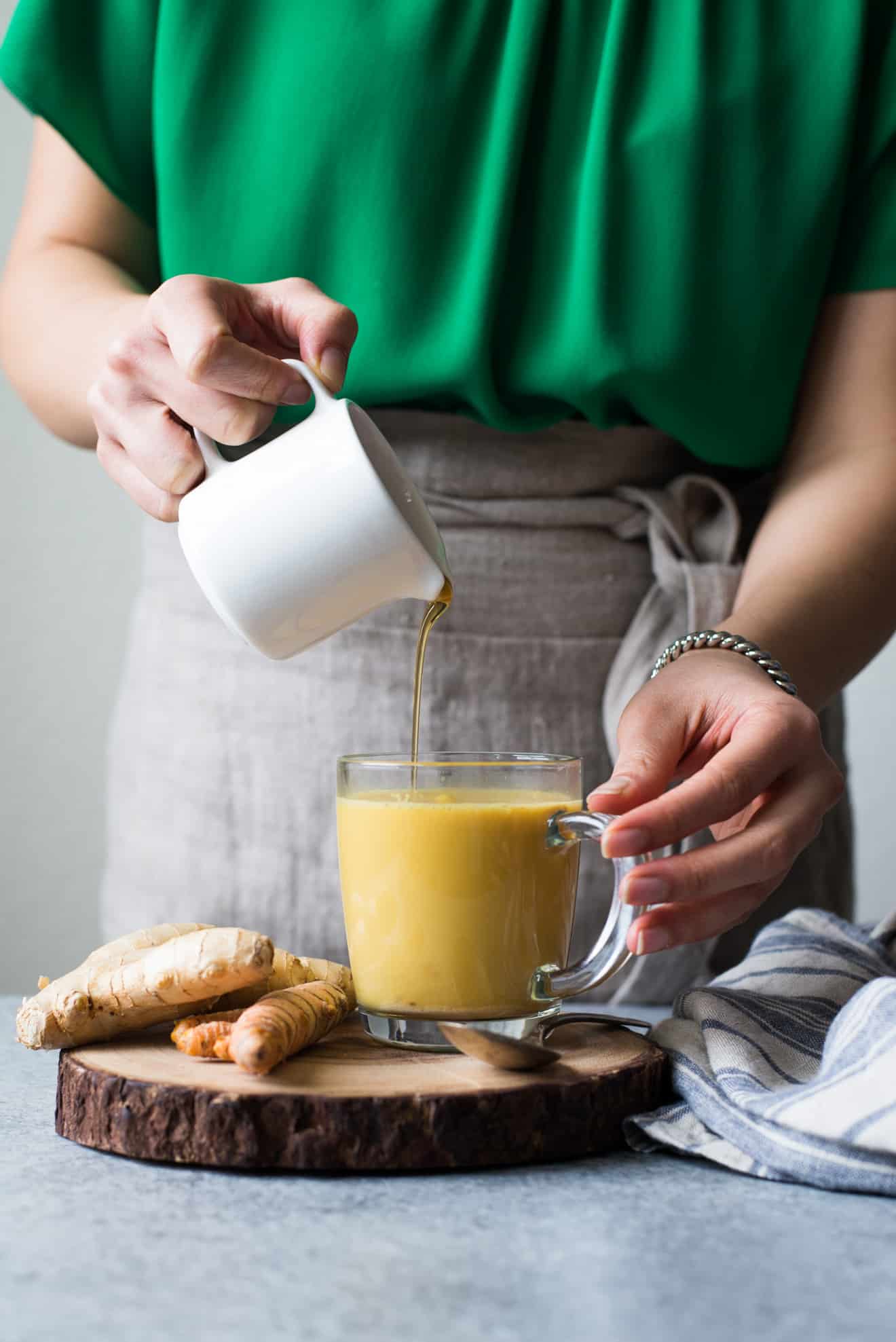 Golden Milk (or Turmeric Milk) is high in antioxidants and has anti-inflammatory properties. Making it at home is very easy. All you need is 5 basic ingredients