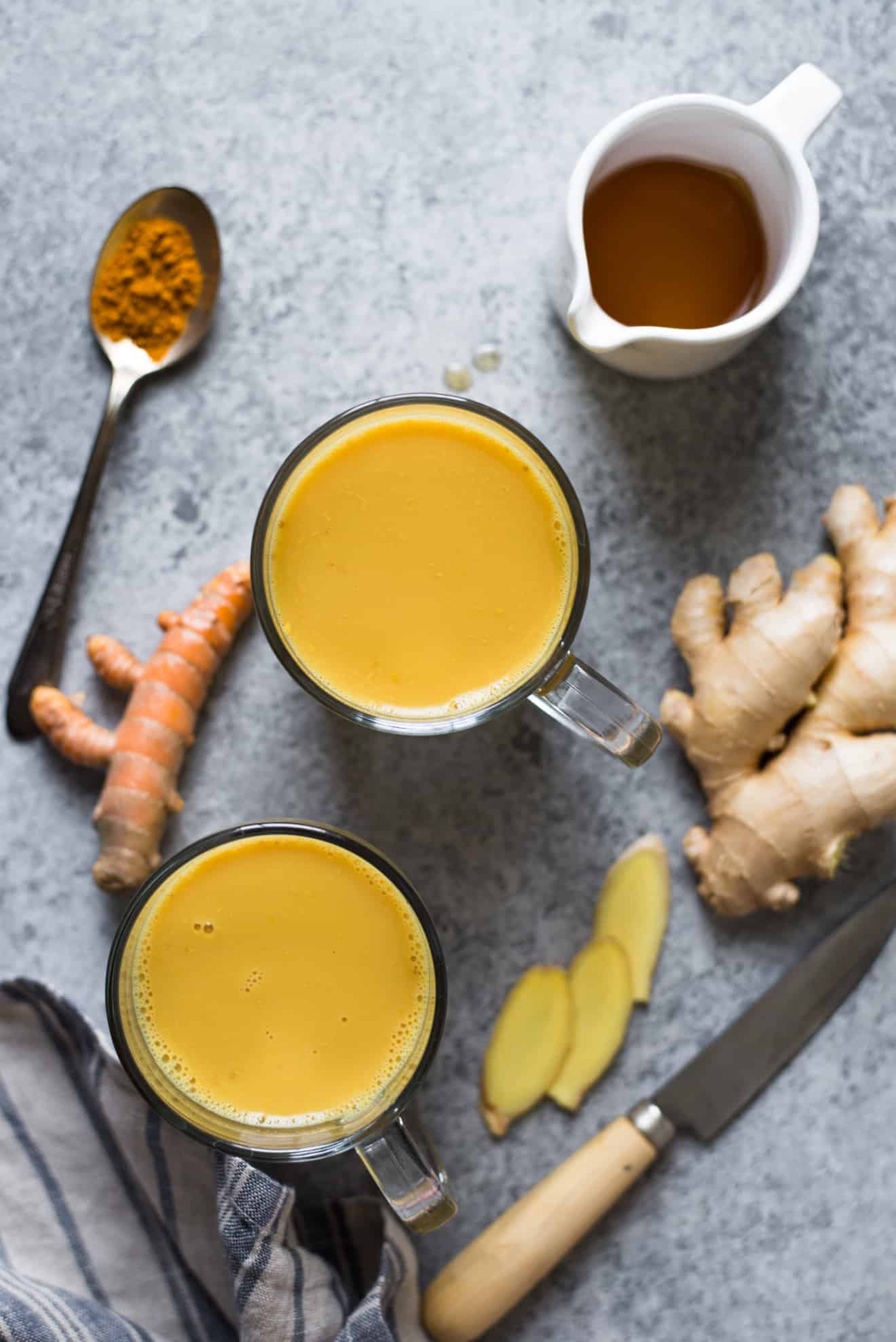 Golden Milk (or Turmeric Milk) is high in antioxidants and has anti-inflammatory properties. Making it at home is very easy. All you need is 5 basic ingredients