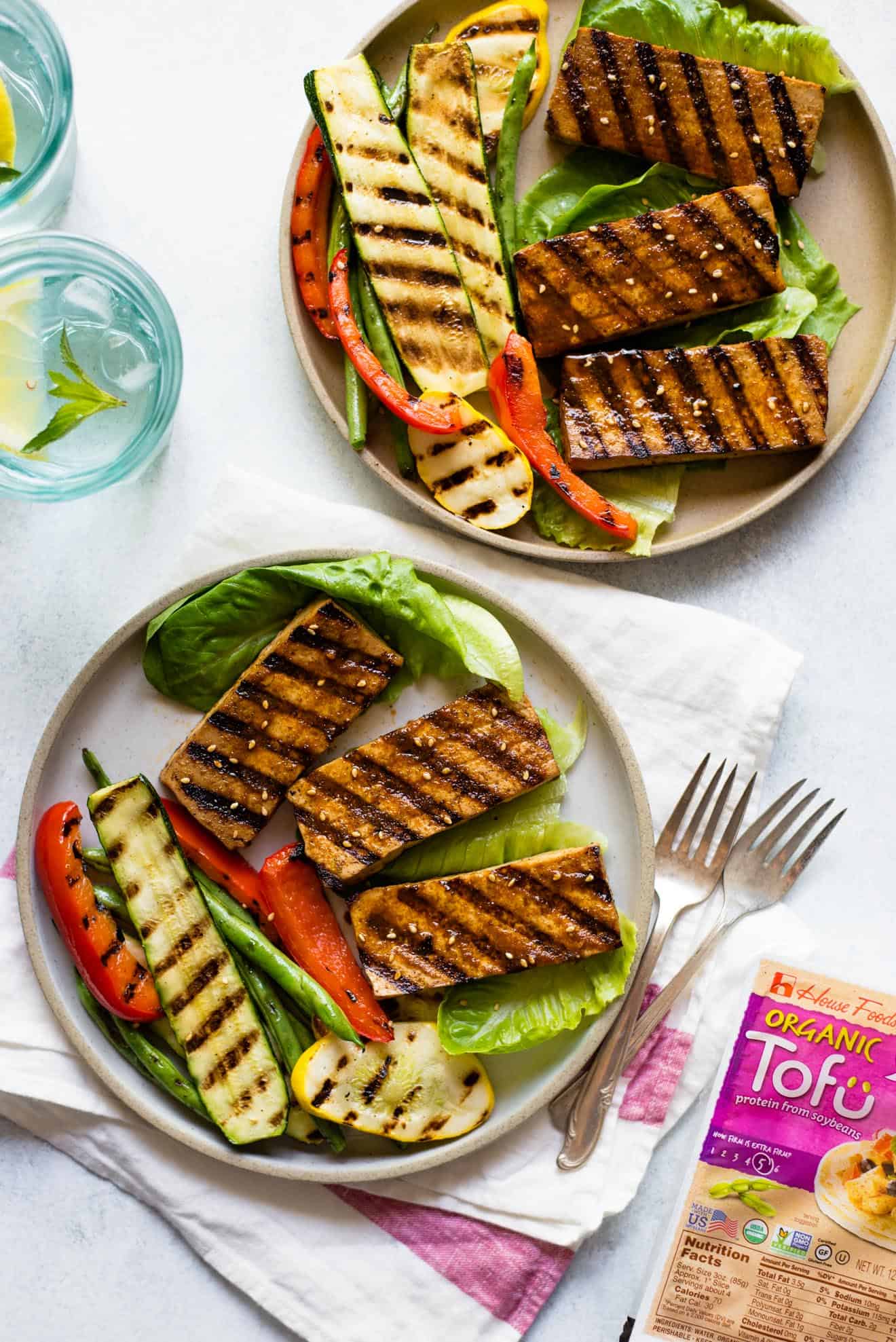 EASY & HEALTHY grilled tofu seasoned with a cajun-spiced marinade! Perfect for weeknight meals or BBQs!