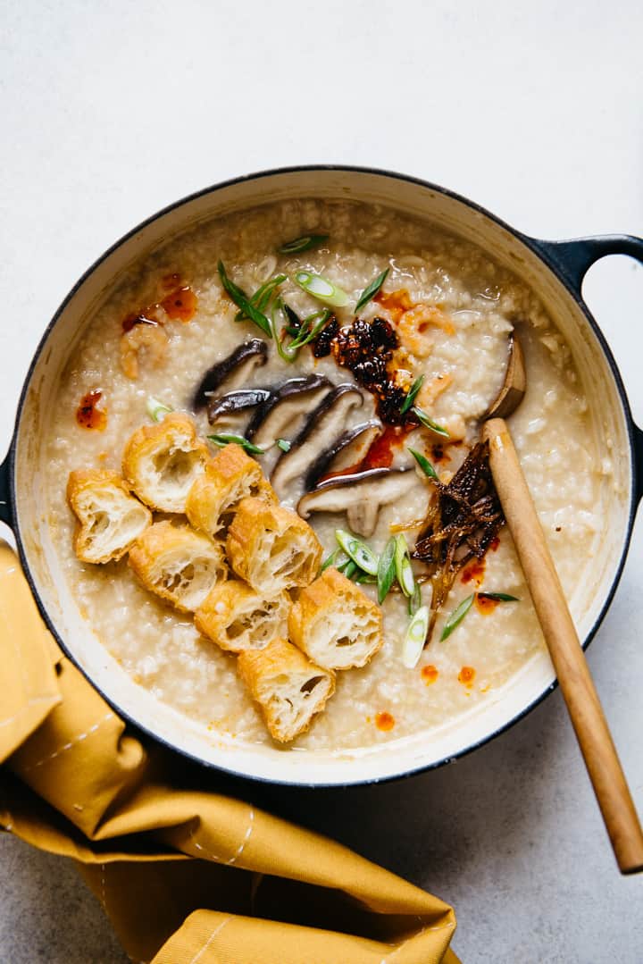 Basic Conjee Recipe (jook) - a simple recipe for Chinese rice porridge!