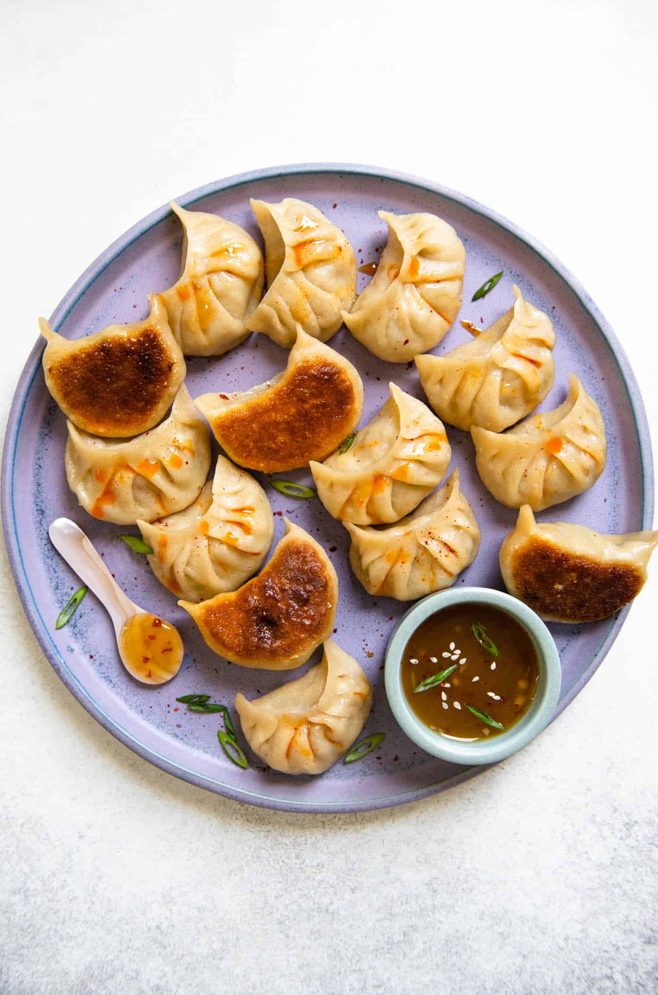 Pork Cabbage Potstickers - includes step-by-step photos