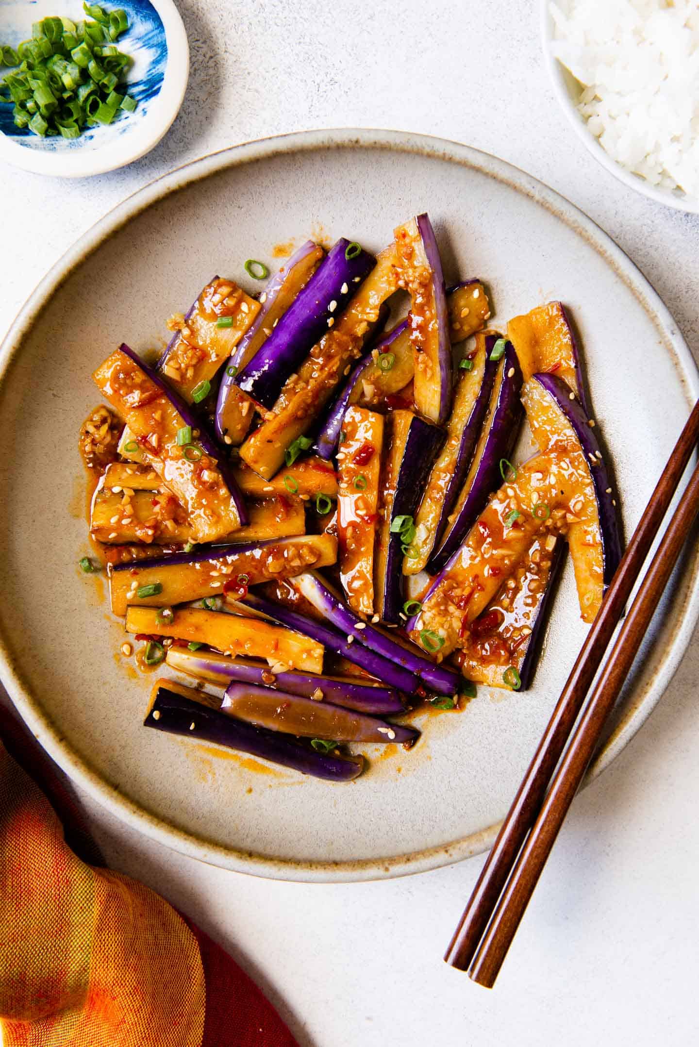 Spicy Eggplant Stir Fry