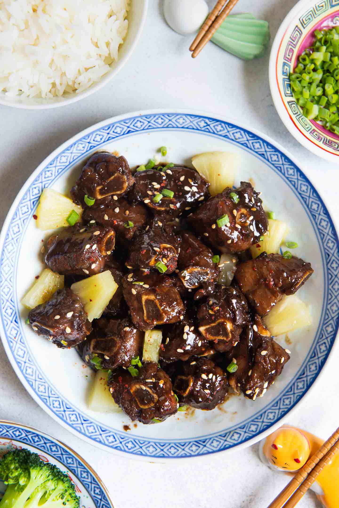 Sweet and Sour Pork Ribs with Pineapple
