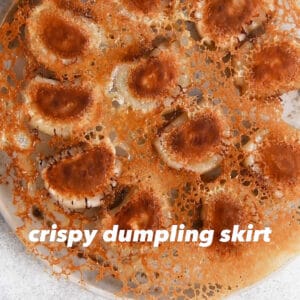 Crispy dumpling skirt