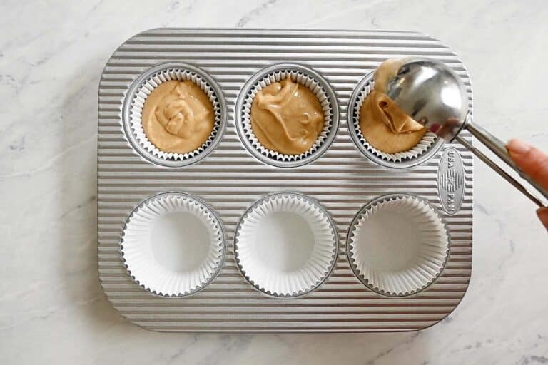 Filling Muffin Cups with Batter