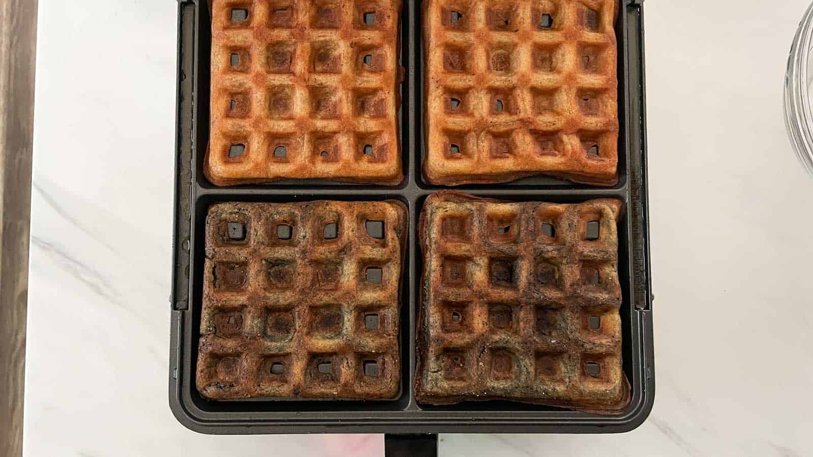 Test batch of waffles
